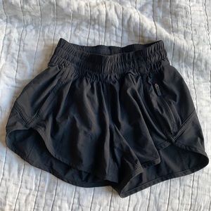 Lulu lemon black shorts size 2, worn once